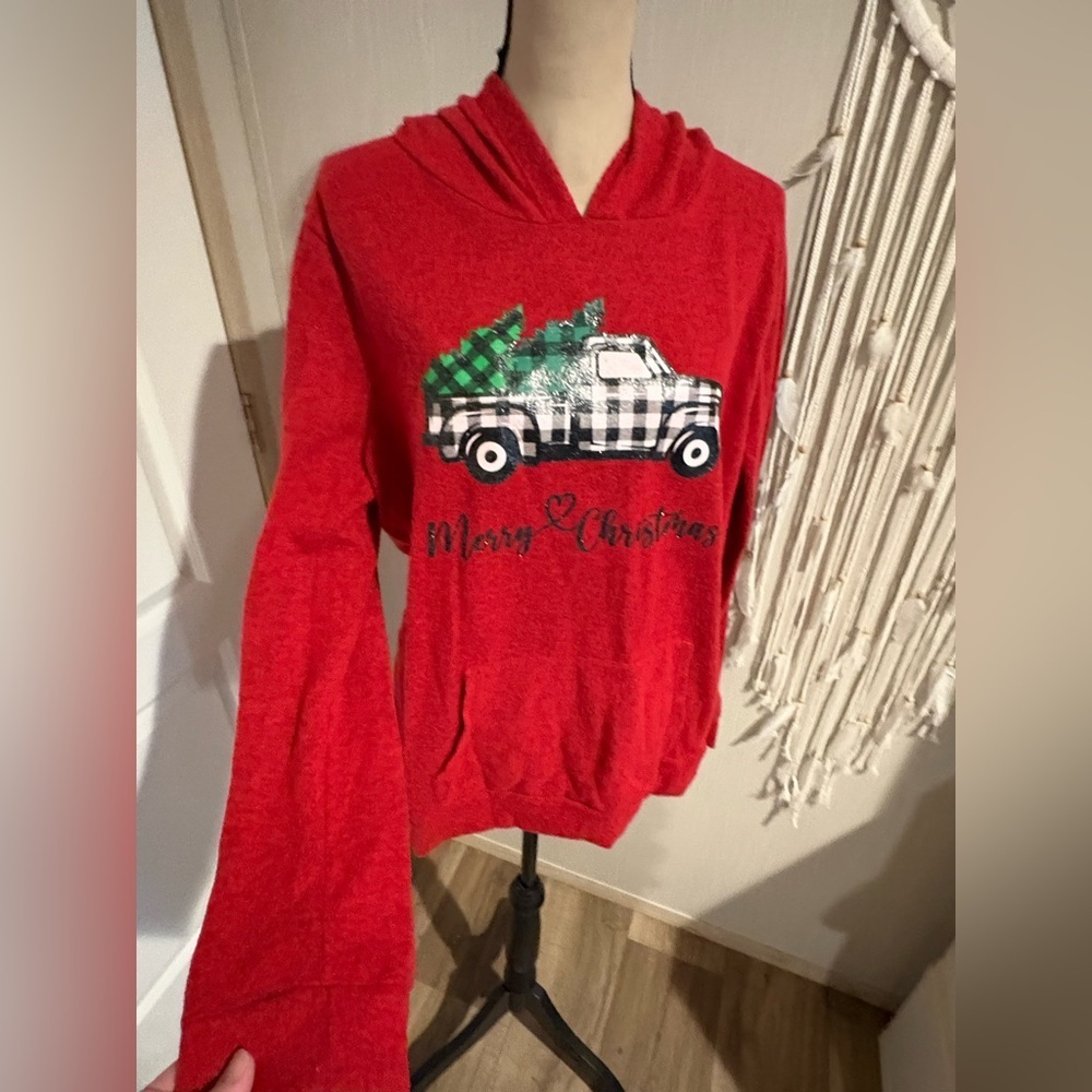 Above and Beyond Red Hoodie